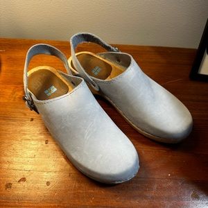 MIA Pale Blue Clogs
